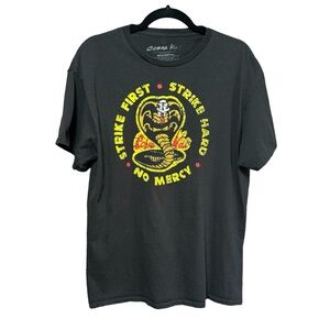 Ripple Junction- Cobra Kai Black Graphic Tee- Sz. L